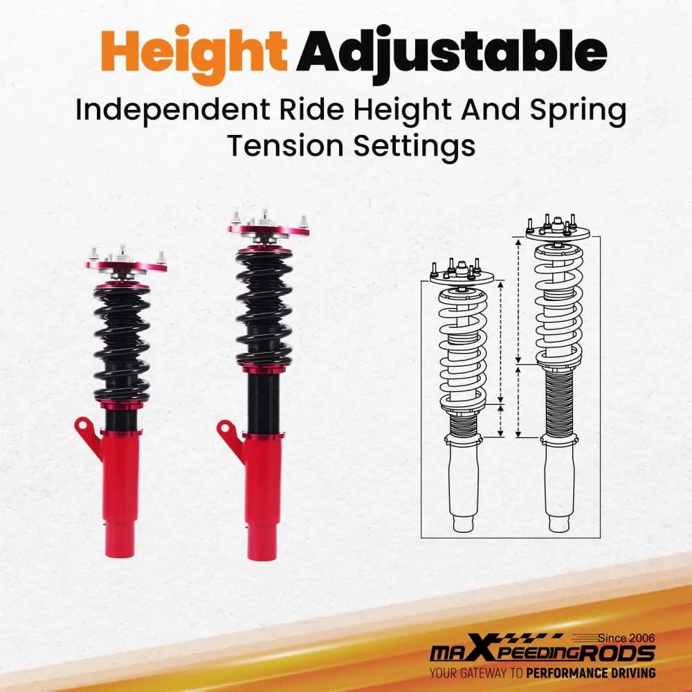 MaXpeedingrods Coilovers Suspension Lowering Kit подходит для автомобиля VW Golf R GTI MK7 15-19