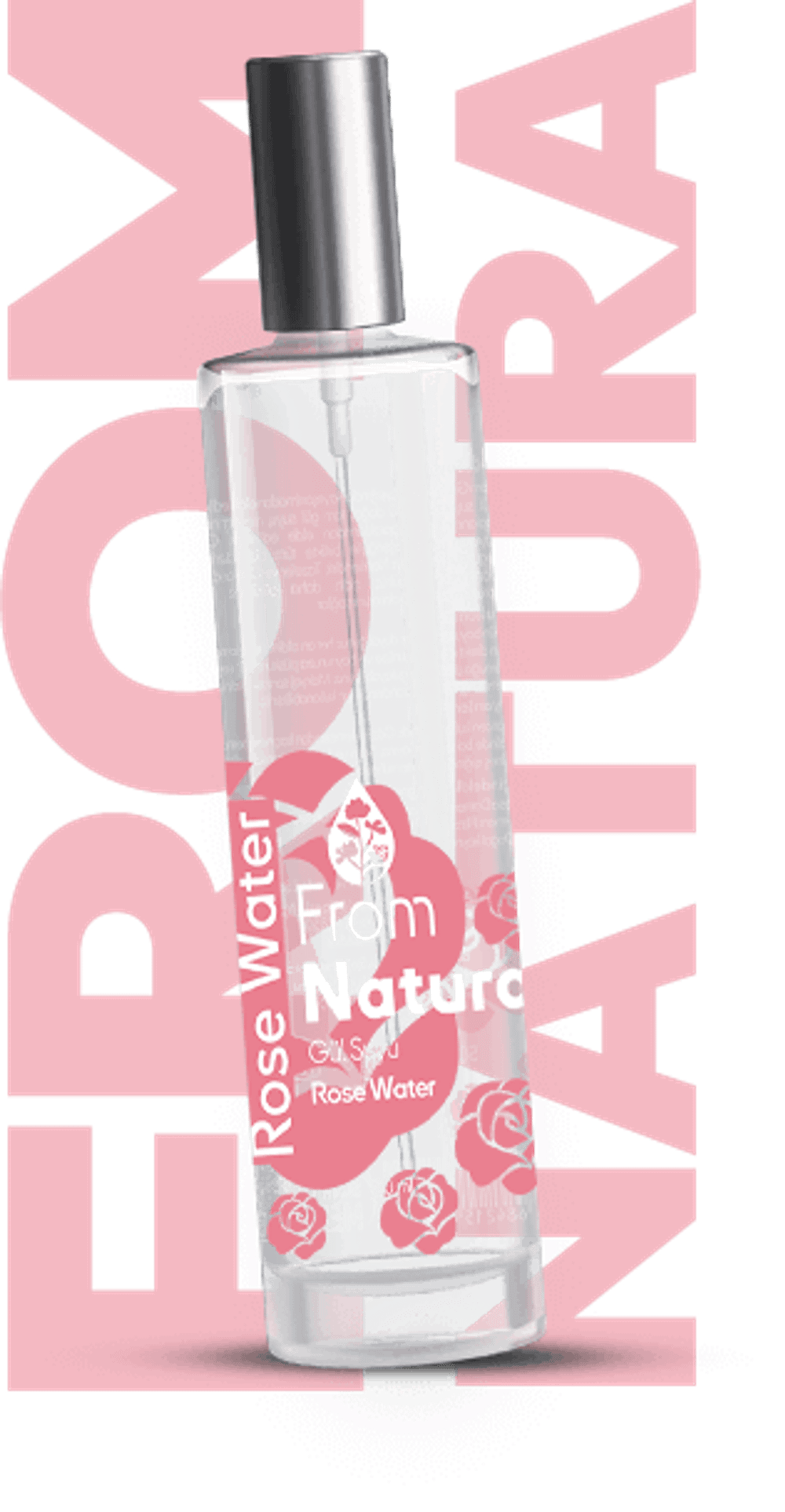 Розовая вода для лица From Natura Premium Rose Water, 50 мл
