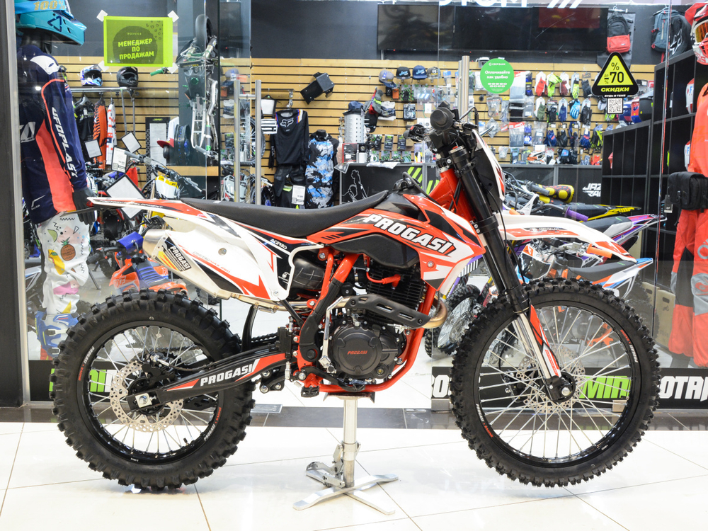 Мотоцикл эндуро PROGASI SUPER MAX 250 Red/White 21/18