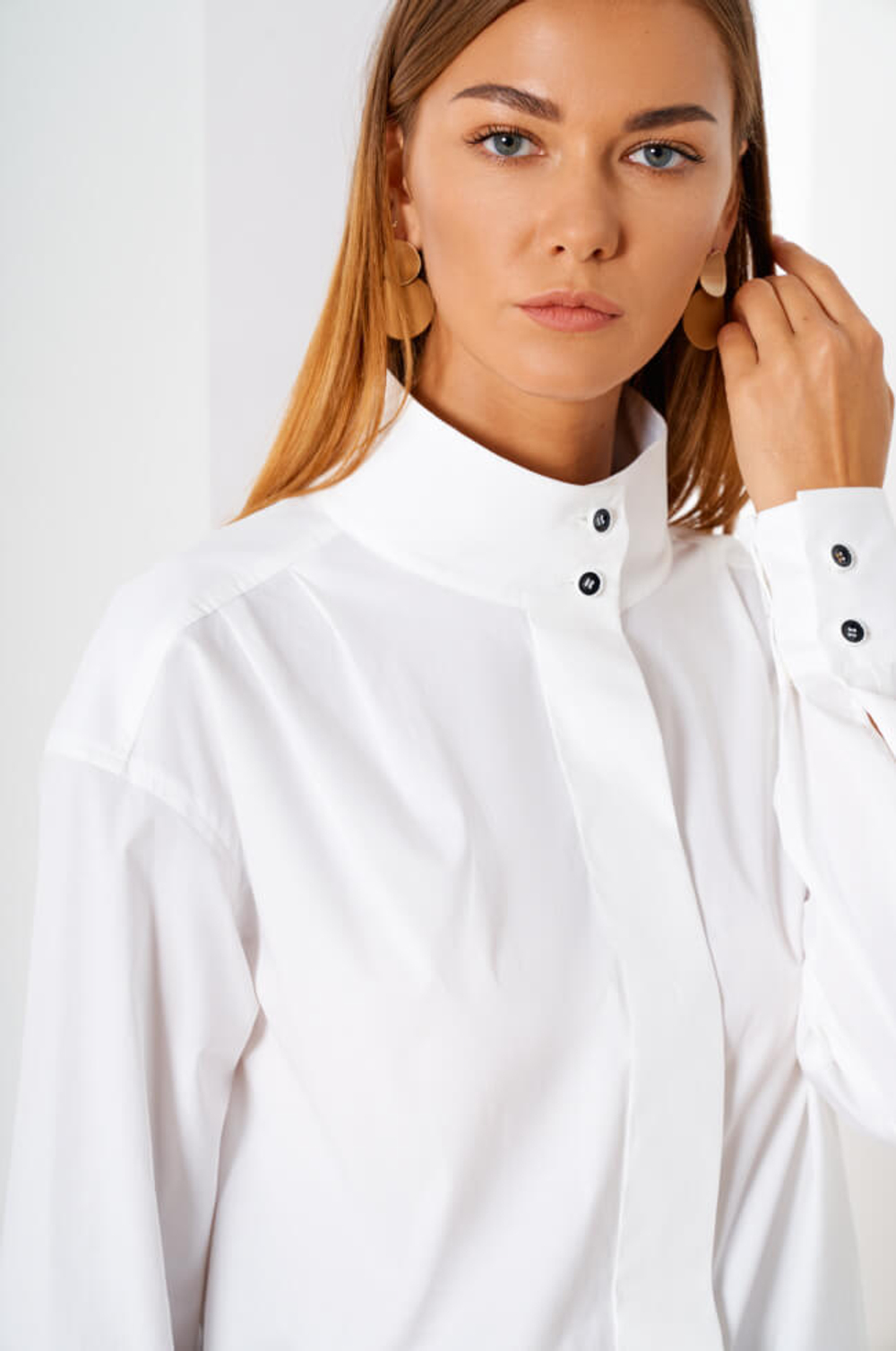 22346 Блузка женская (белый)