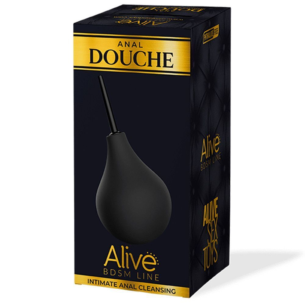 Черный анальный душ Anal Douche S (Цвет: черный)