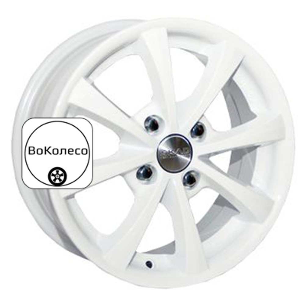 5,5x13/4x98 ET35 D58,6 Каллисто-13 (КЛ098) Белый СКАД