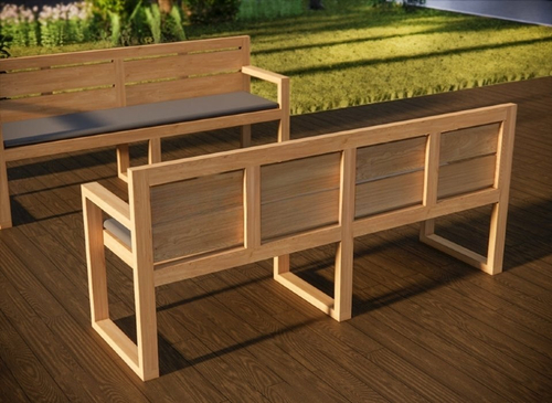 Скамья трёхместная Обеденная группа