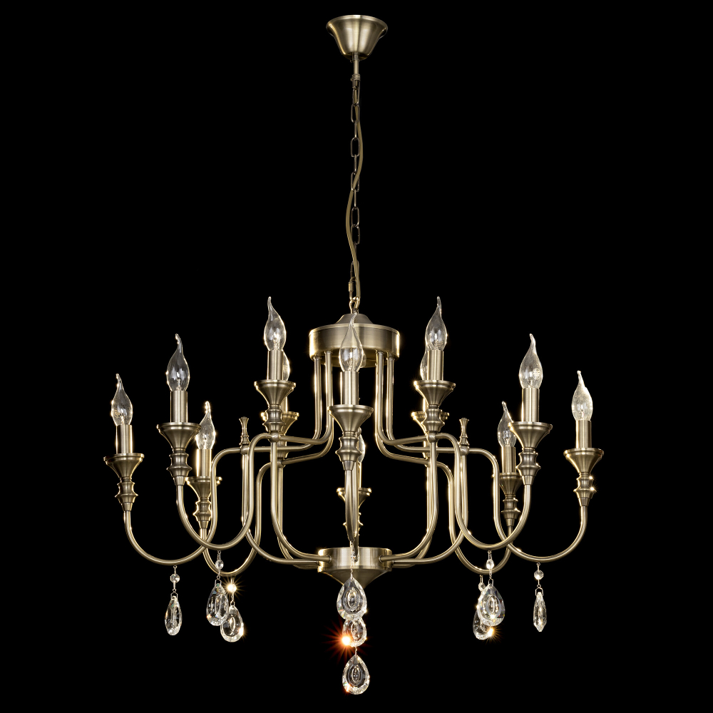 Citilux Рига CL437223 Люстра подвесная Бронза