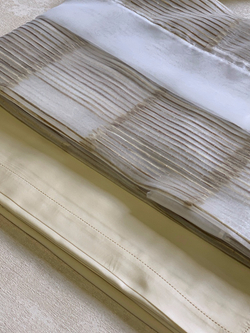 Набор скатертей 2шт 170х280 и 12 салфеток Gamba 1750 Panna светло-бежевый