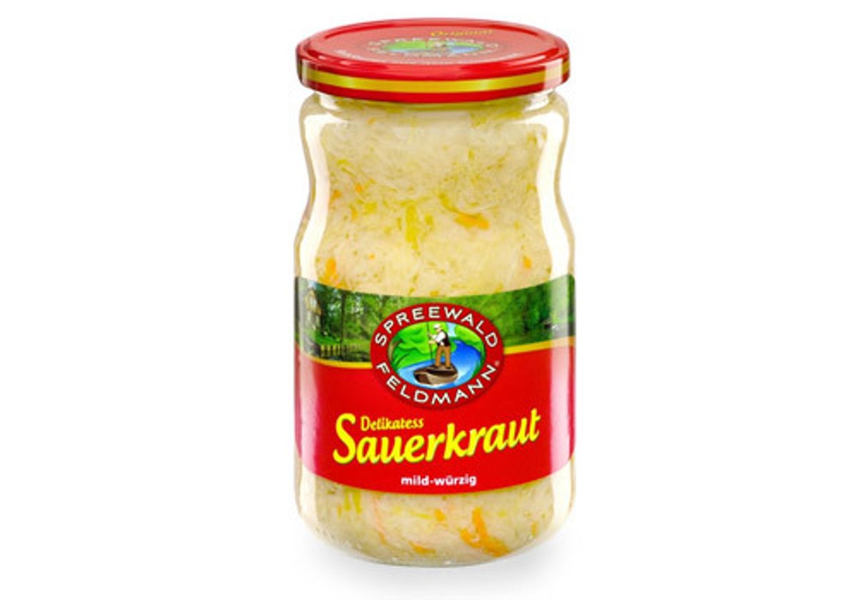 Капуста квашенная белокочанная Spreewald Feldmann, 720мл