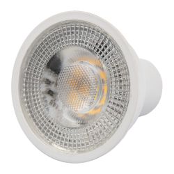 LED-JCDR-7W-6500K-GU10-38D-NR Лампа светодиодная. Форма JCDR. матовая. Серия Norma. Дневной свет 6500K. Угол свечения 38. Картон. ТМ Volpe