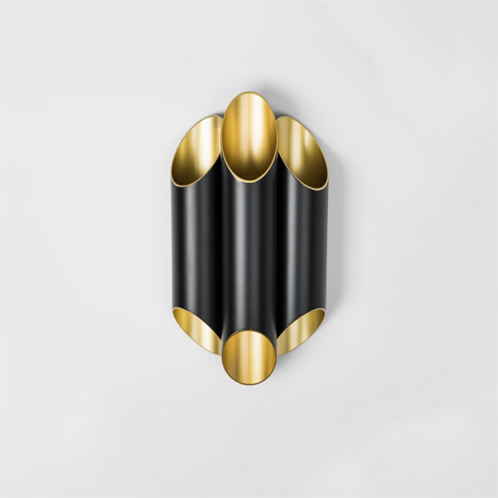 720667 Бра SIENA 6х40W G9 ЧЕРНЫЙ/ЗОЛОТО