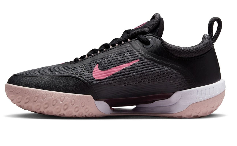 Женские Кроссовки теннисные Nike Zoom Court NXT - dark smoke grey/pinksicle/black