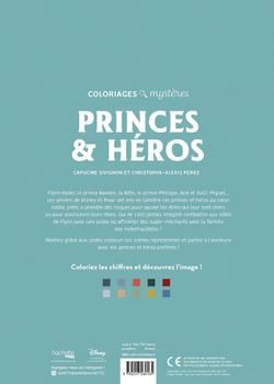 Coloriages mysteres Disney - Princes et Heros / Раскраска по номерам Дисней - Принцы и герои / 9782017260165