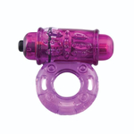 Фиолетовое эрекционное виброкольцо OWOW PURPLE (Цвет: фиолетовый)