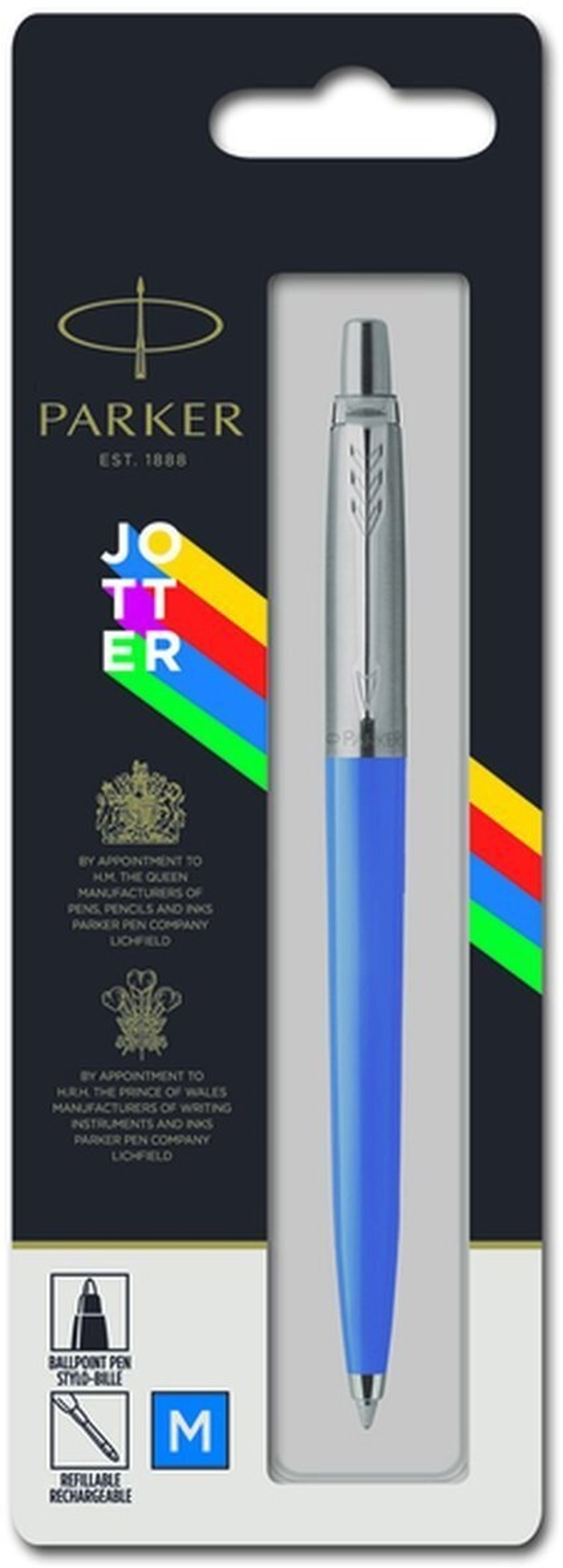 Шариковая ручка Parker Jotter ORIGINALS BLUE CT, стержень: Mblue (с гравировкой)