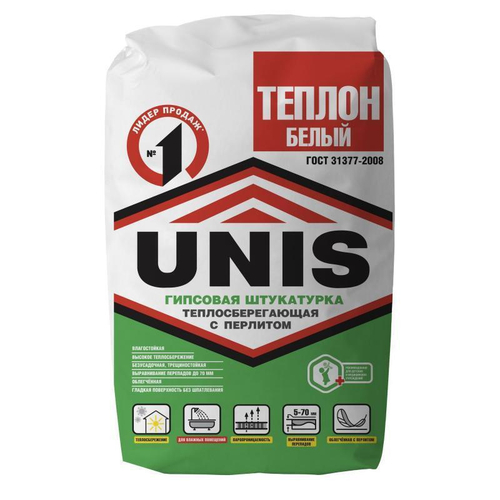 Штукатурка гипсовая Теплон Белый 30 кг