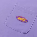 Футболка Ymkashix Logo Face фиолетовая