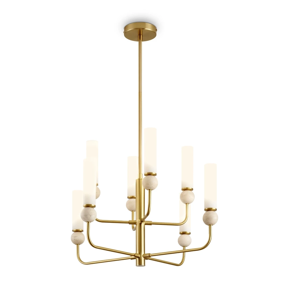 Люстра на штанге Freya SUNSPOT FR5482CL-08BS