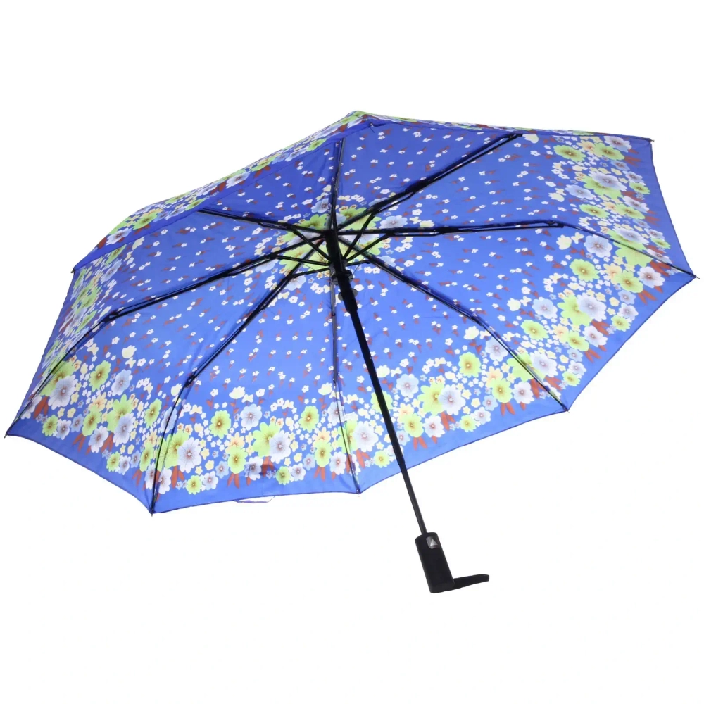 Зонт женский полуавтомат «Эфес», микс 6 цветов, 8 спиц, d-100см, длина в слож. виде 30см