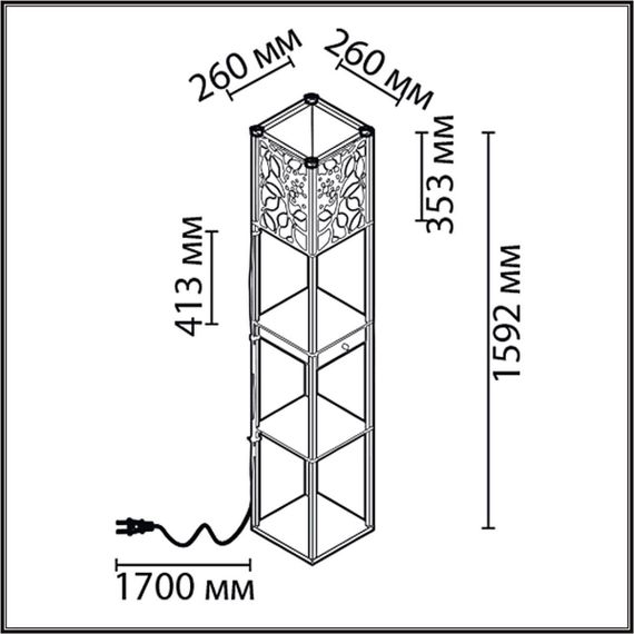 Торшер Lumion Comfi Practic 8092/1F