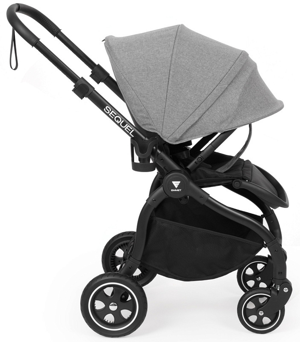 Детская прогулочная коляска Emmet Sequel SQL-03 Серый / (Gray)