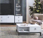 Журнальный столик Белый Снег Софт, Шарлиз, 90,2х57,4х38,2 см