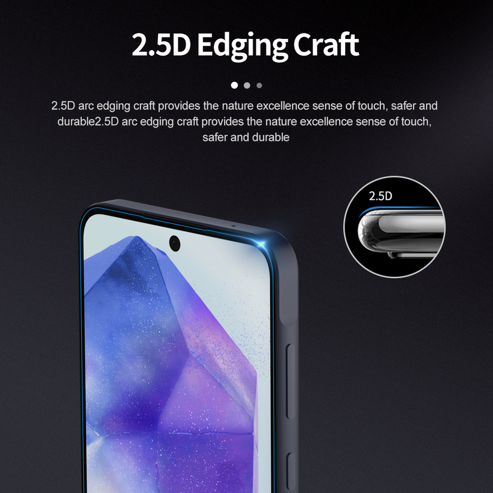 Закаленное стекло с прозрачными рамками от Nillkin для Samsung Galaxy S24 FE, серия H+Pro Anti-Explosion Glass Screen Protector