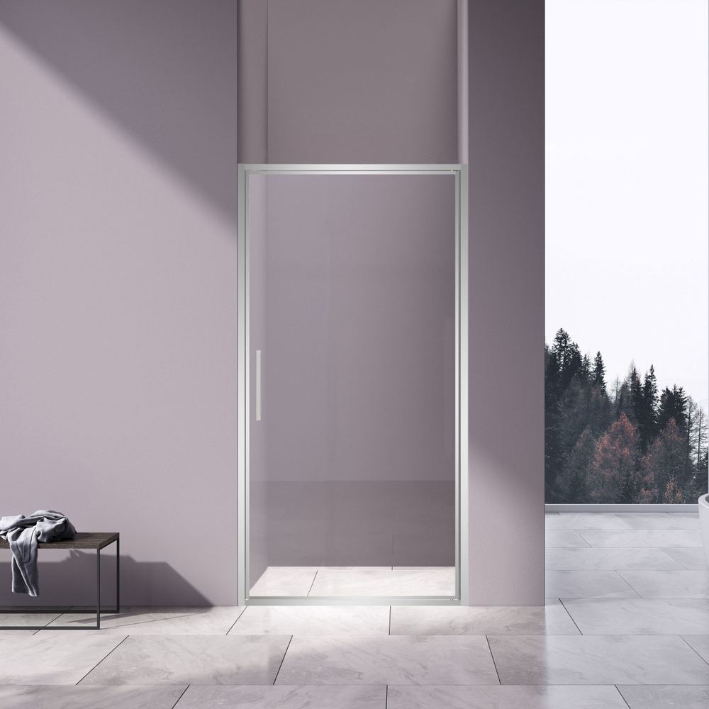 Душевая дверь Slim 8mm VDP-4SL900CL, хром, стекло прозрачное