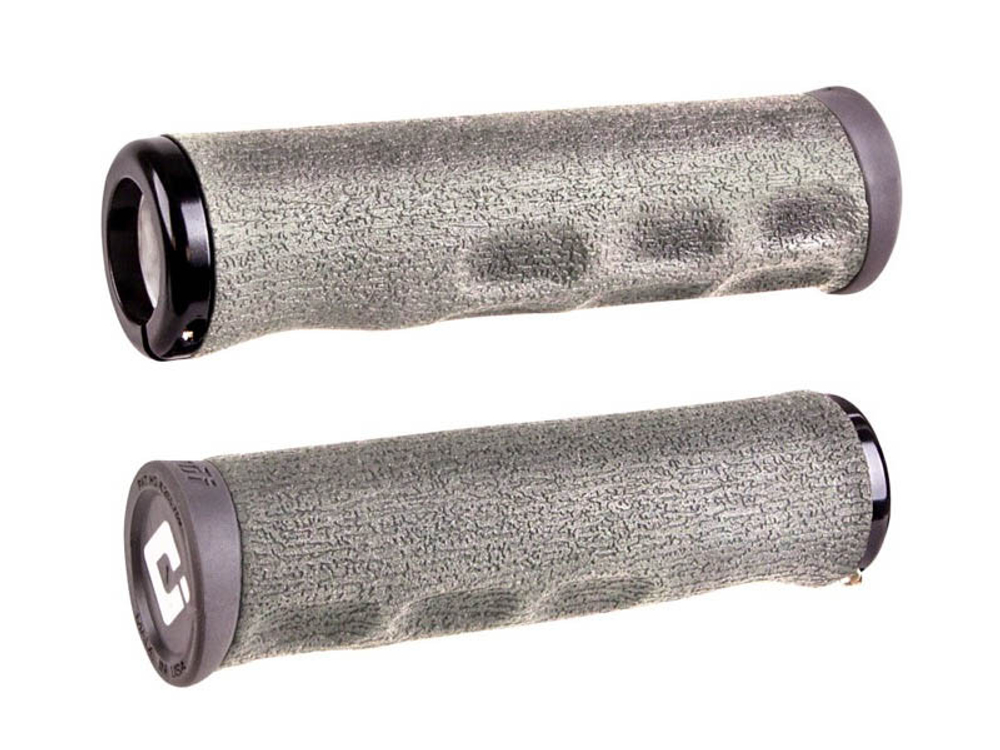 Грипсы ODI Dread для MTB  серые, 135мм, A.I.R.E. компаунд, чёрный алюм. грипстоп.Dread D36DLH-B