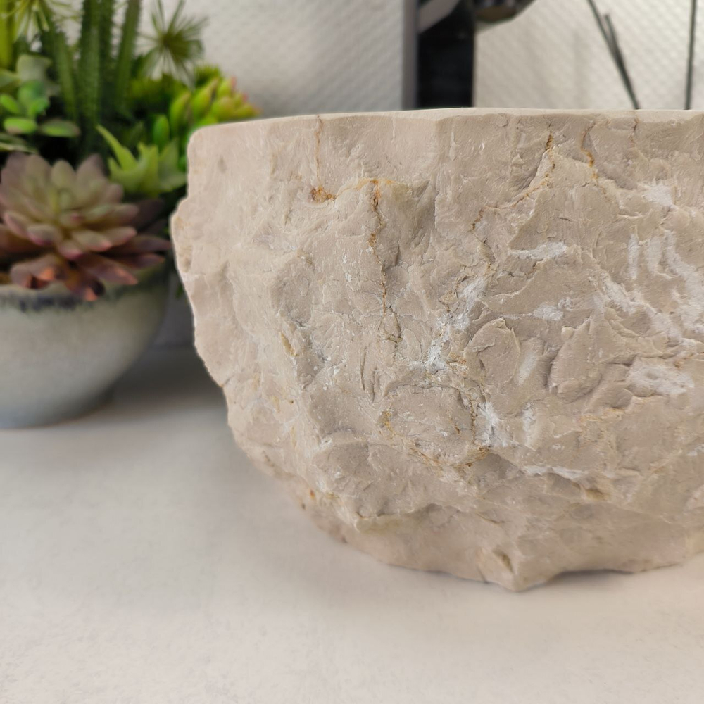 Раковина из мрамора Erozy Cream EM-65578 31*31*16 0867