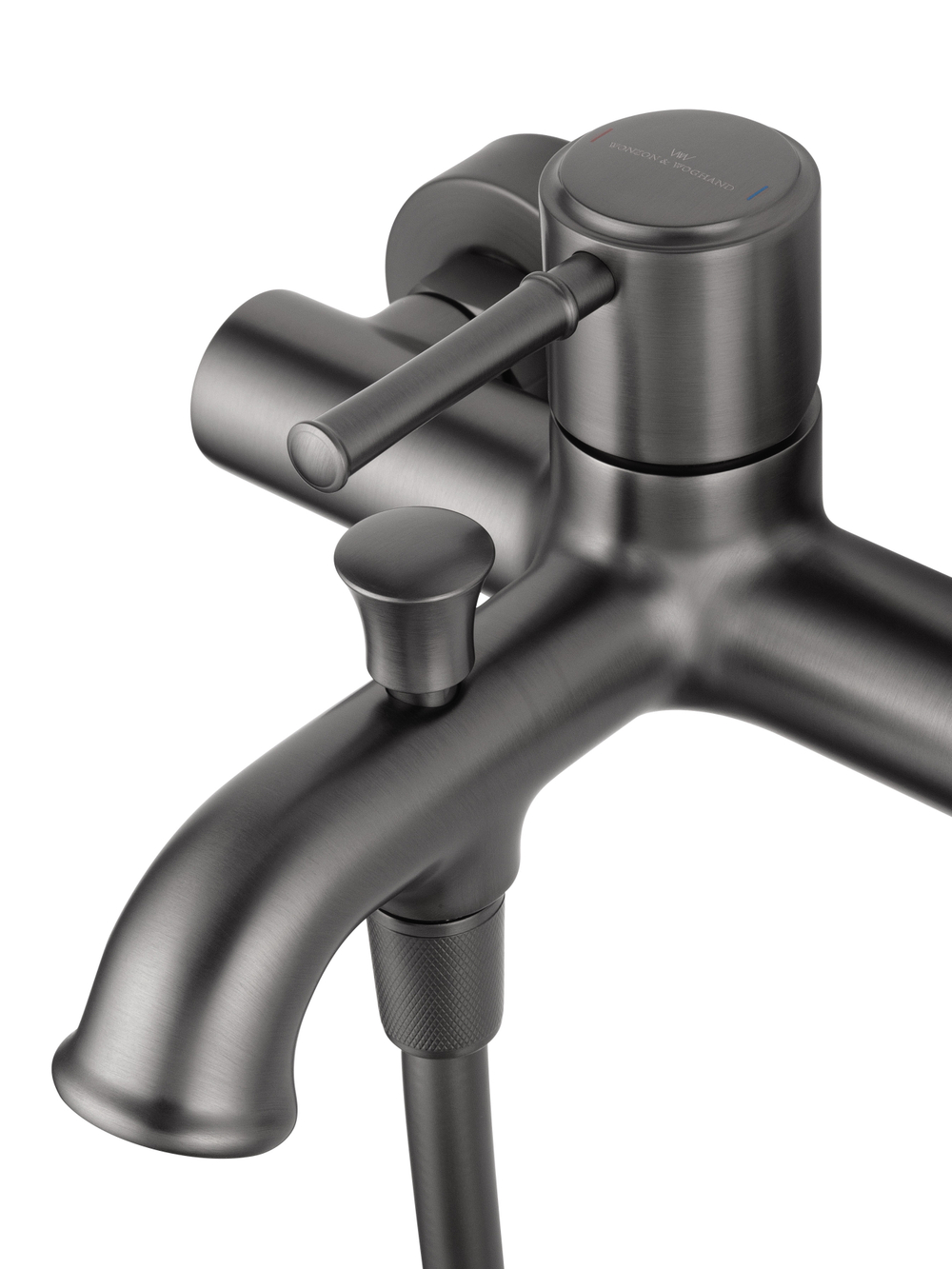 Смеситель для ванны с душем WONZON & WOGHAND TOR, Темный графит (WW-88037073-BGM)