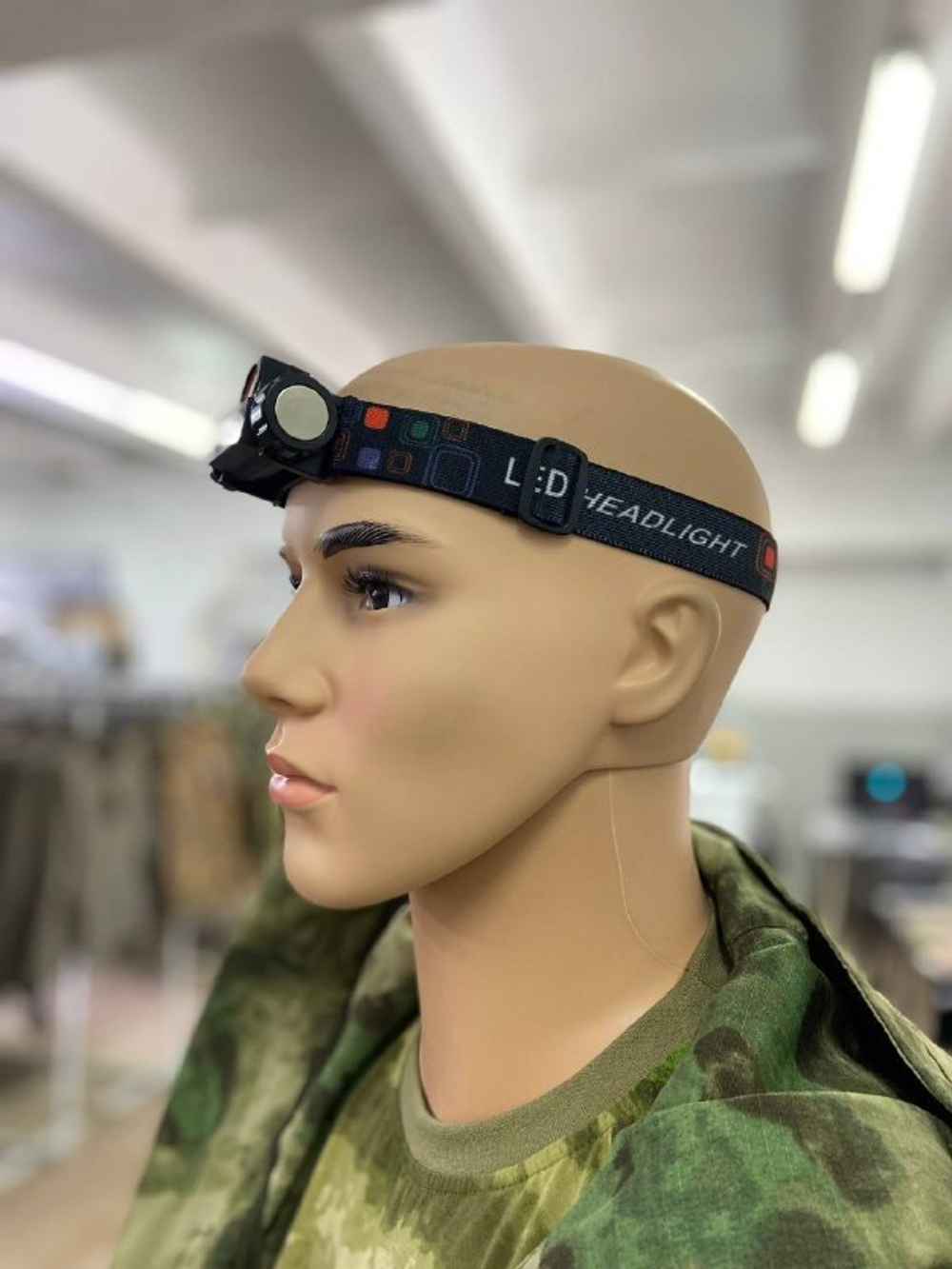 Фонарь налобный / двойной свет