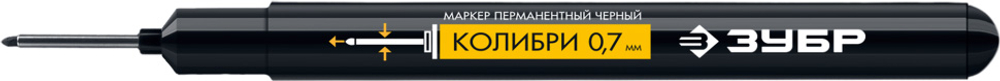 Маркер перманентный для отверстий Черный Профессионал Колибри ЗУБР 07мм