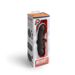 Небольшой массажер 6" Realistic Vibrator черный