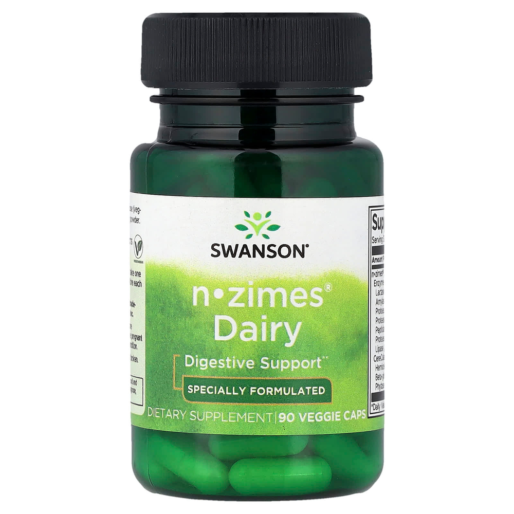 Swanson, N Zimes® Dairy, 90 растительных капсул