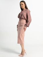 Юбка вельветовая Ялта (розовая) Ю15206-10М LT Collection