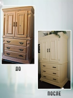 Акриловая краска для мебели и дерева слоновая кость 1 литр