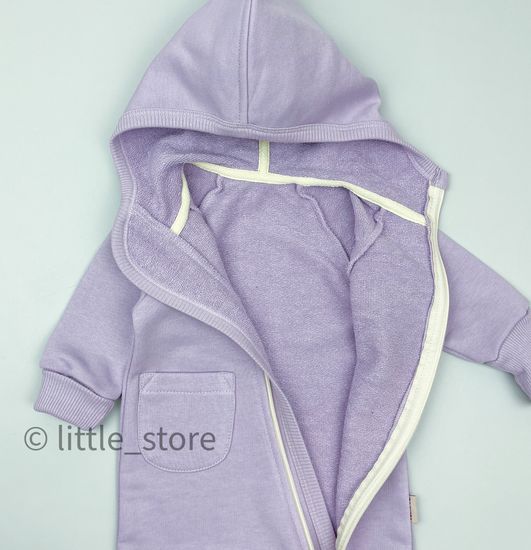 Комбинезон из футера "Simple" Лаванда