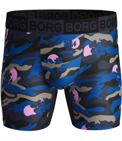 Мужские боксеры спортивные Björn Borg BB JPN Camo Philip Shorts - peacoat