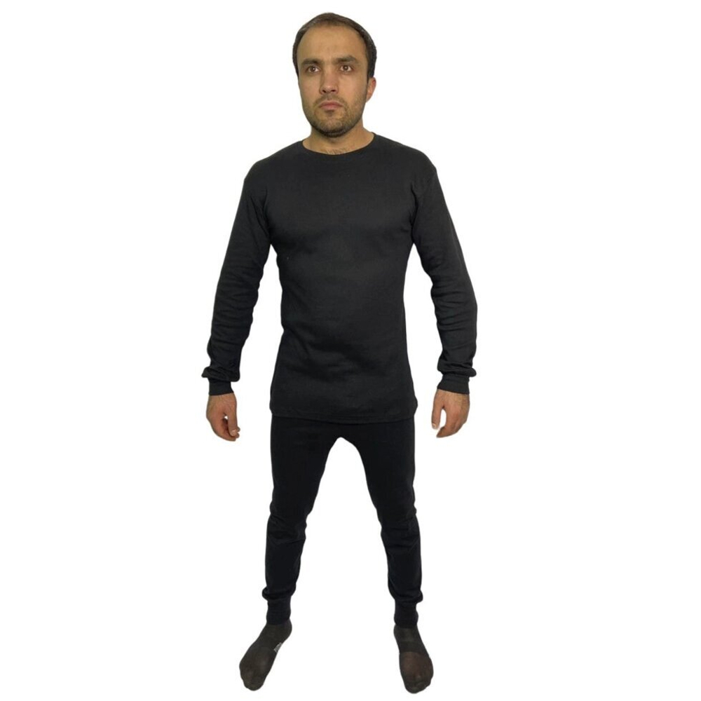Мужское нательное бельё черного цвета RUS 52 (XL)