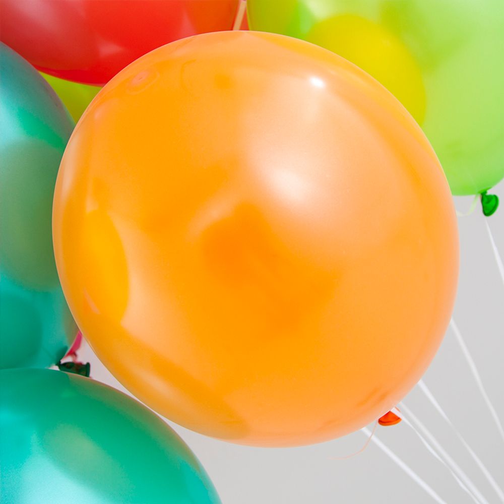 Шар (12"/30 см) Ассорти, металлик 100 шт.