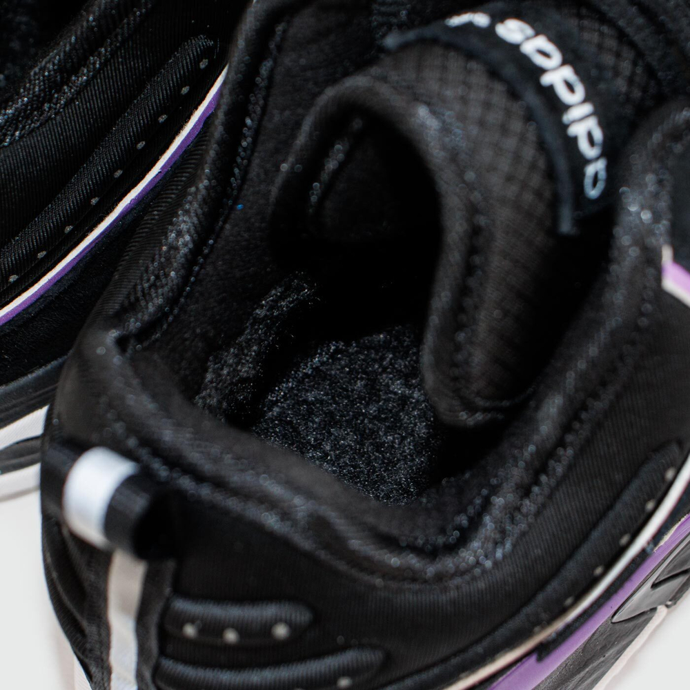 Кроссовки Adidas Niteball White Purple with Fur