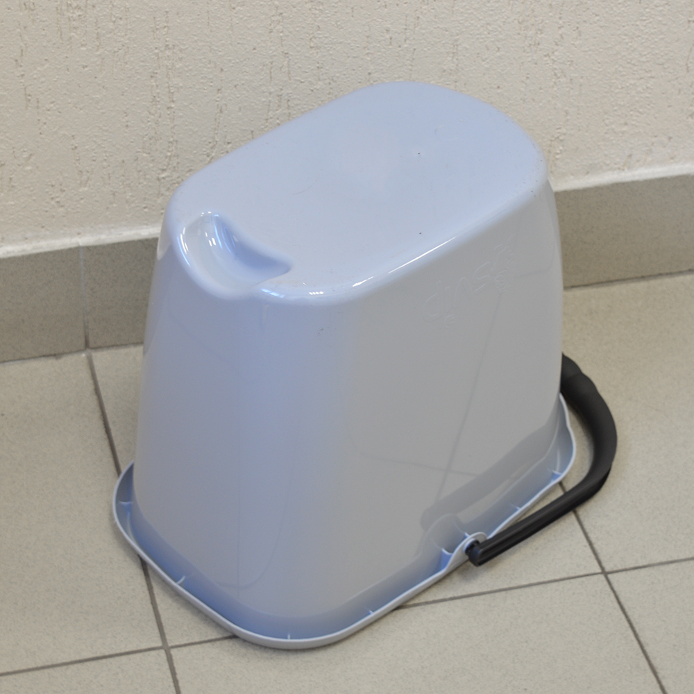 Ведро 13л "Etna" прямоугольное, серое