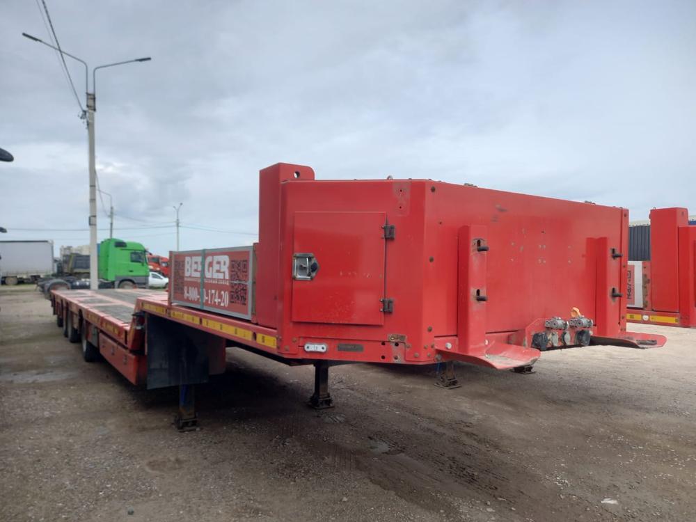 БЕРГЕР 9854* Полуприцеп тяжеловоз 4 оси 9854-0000050-04 (Раздвижной)