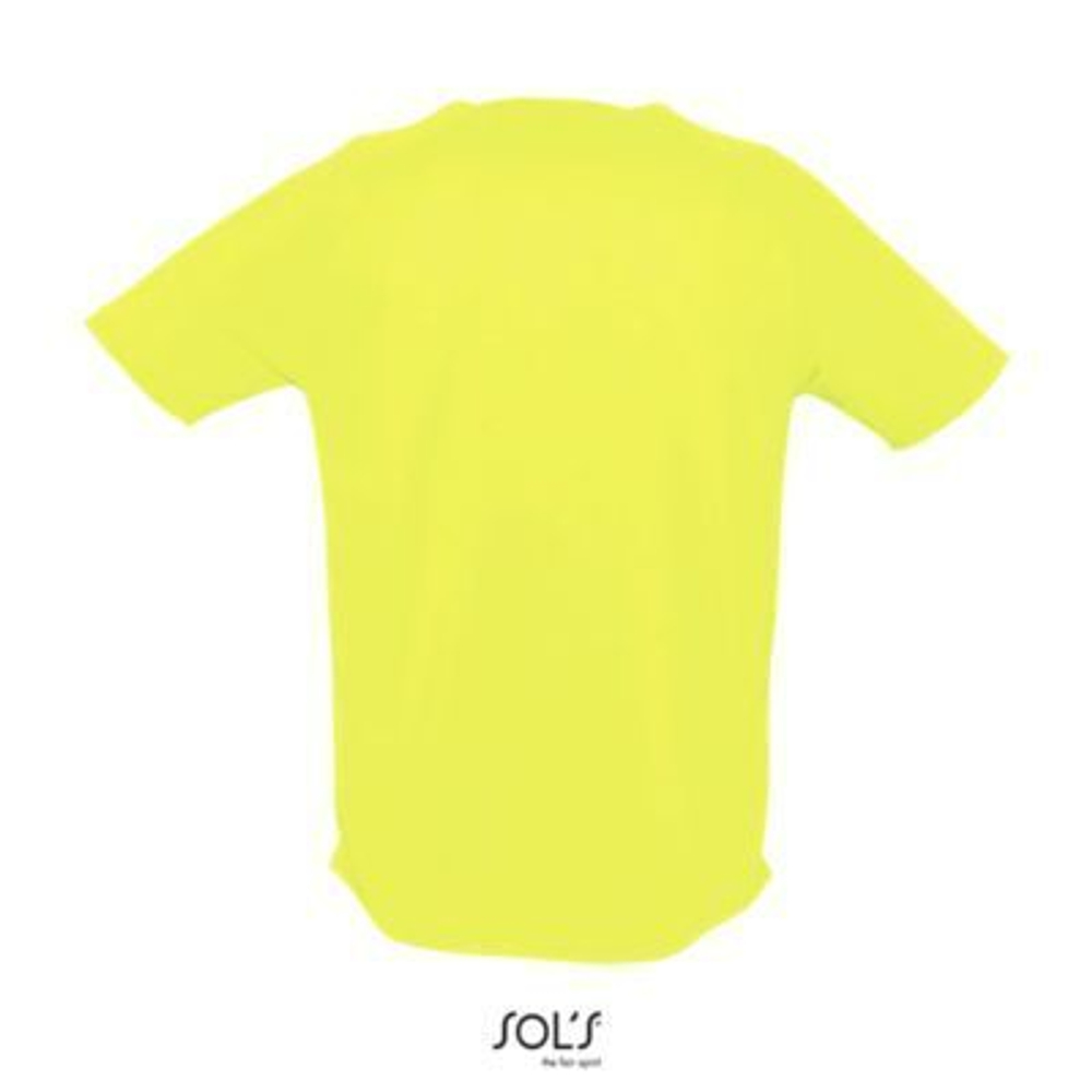 Футболка SPORTY, мужская, полиэстер 140. Жёлтый  S