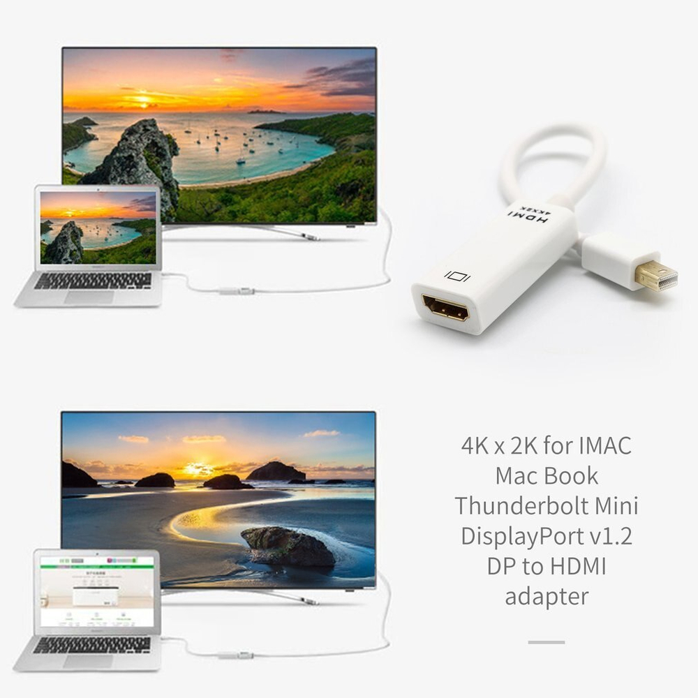 Конвертер цифровой гнHDMI--штMINI DisplayPort