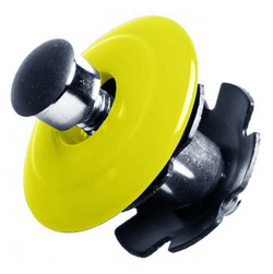 Якорь 1-1/8", жёлтая окрашенная крышка из AL6061.TK-001A-Yellow