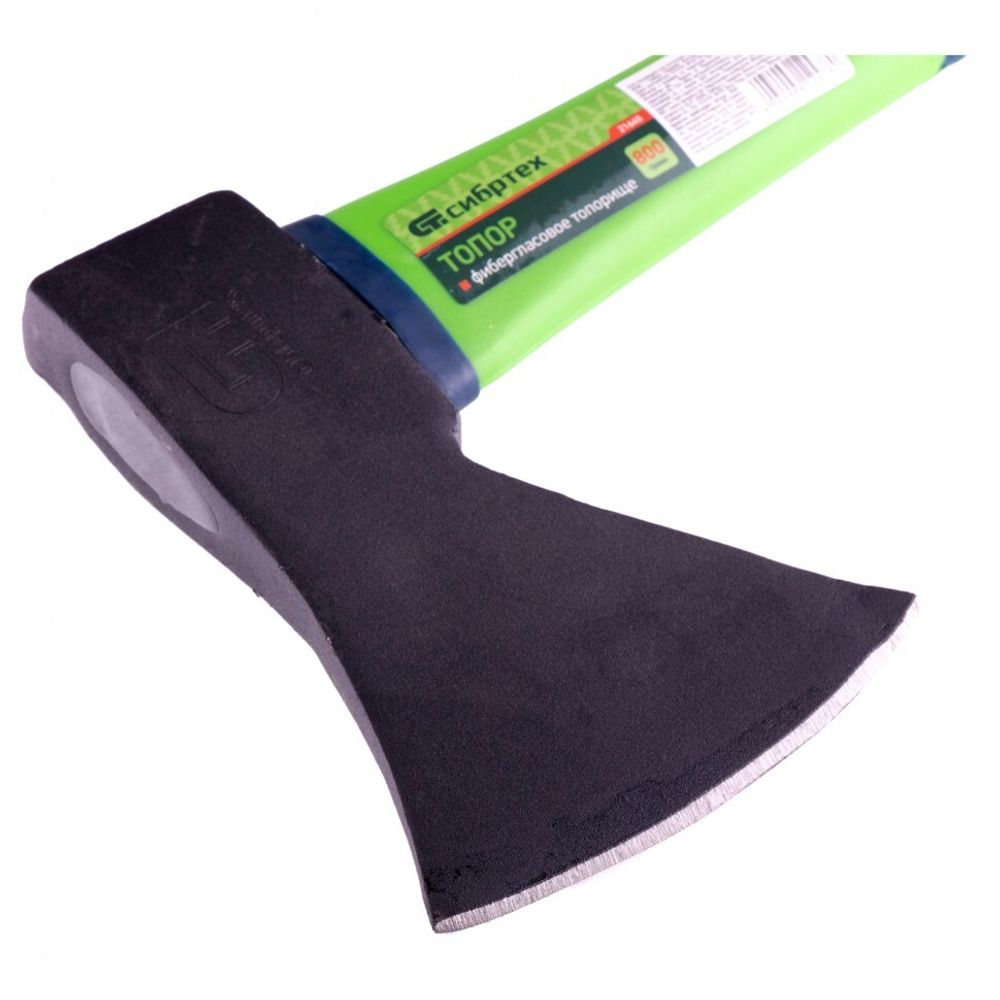 21645 Топор, 800 г, фибергласовое топорище// Сибртех