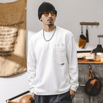 Американская футболка с длинным рукавом мужская сезон осенний