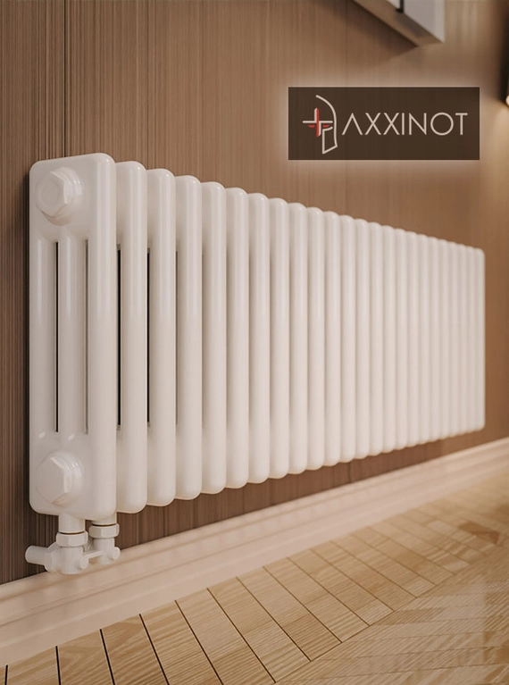 Axxinot Sentir 3040 - трехтрубный трубчатый радиатор высотой 400 мм, нижнее подключение