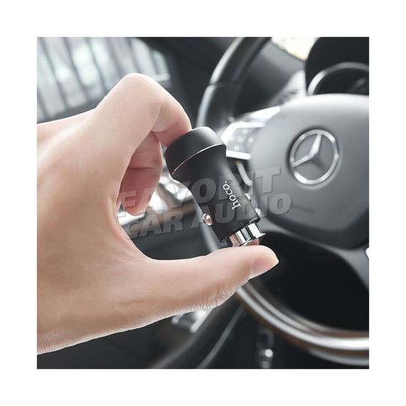 АЗУ 2USB HOCO Z7 Kingkong 2400mA металл чёрный