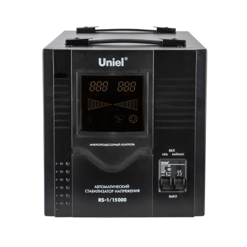 RS-1/15000 Стабилизатор «Uniel» релейный однофазный, 15,0 кВА.
