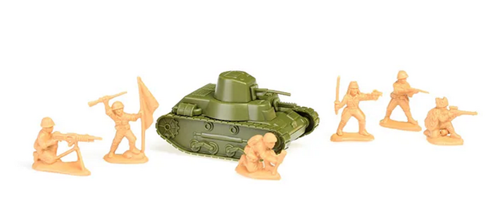 Набор солдатиков "Самураи" Для масштабных моделей (Форма)